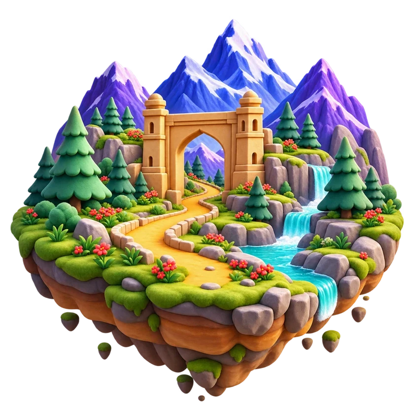 Pashto miniature adventure world